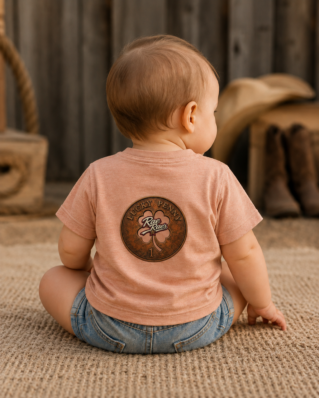 The lucky penny unisex tee (0- 36 months) - Various colours