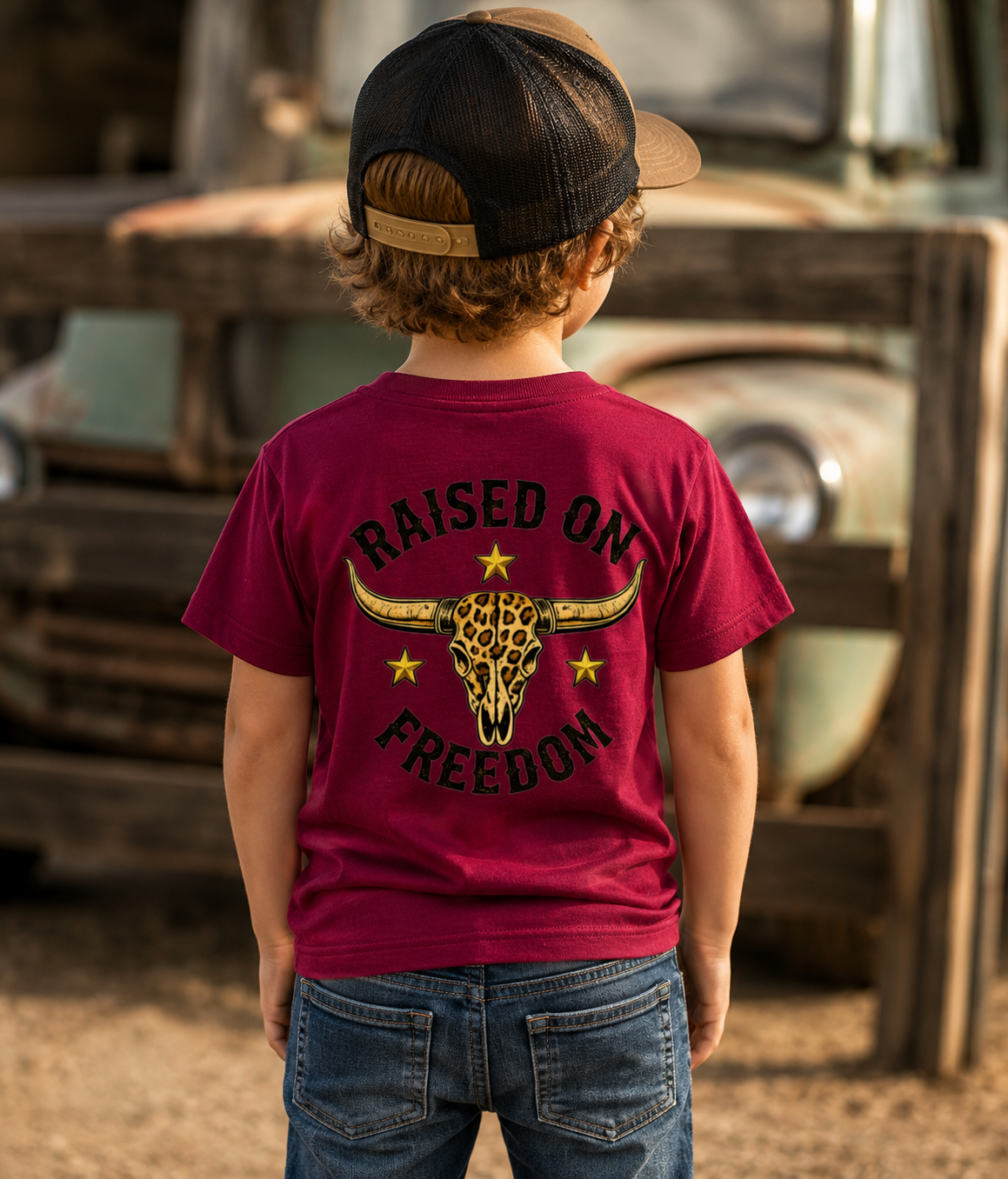 Wild and free Kids unisex Tee (2 - 14) - Various colours