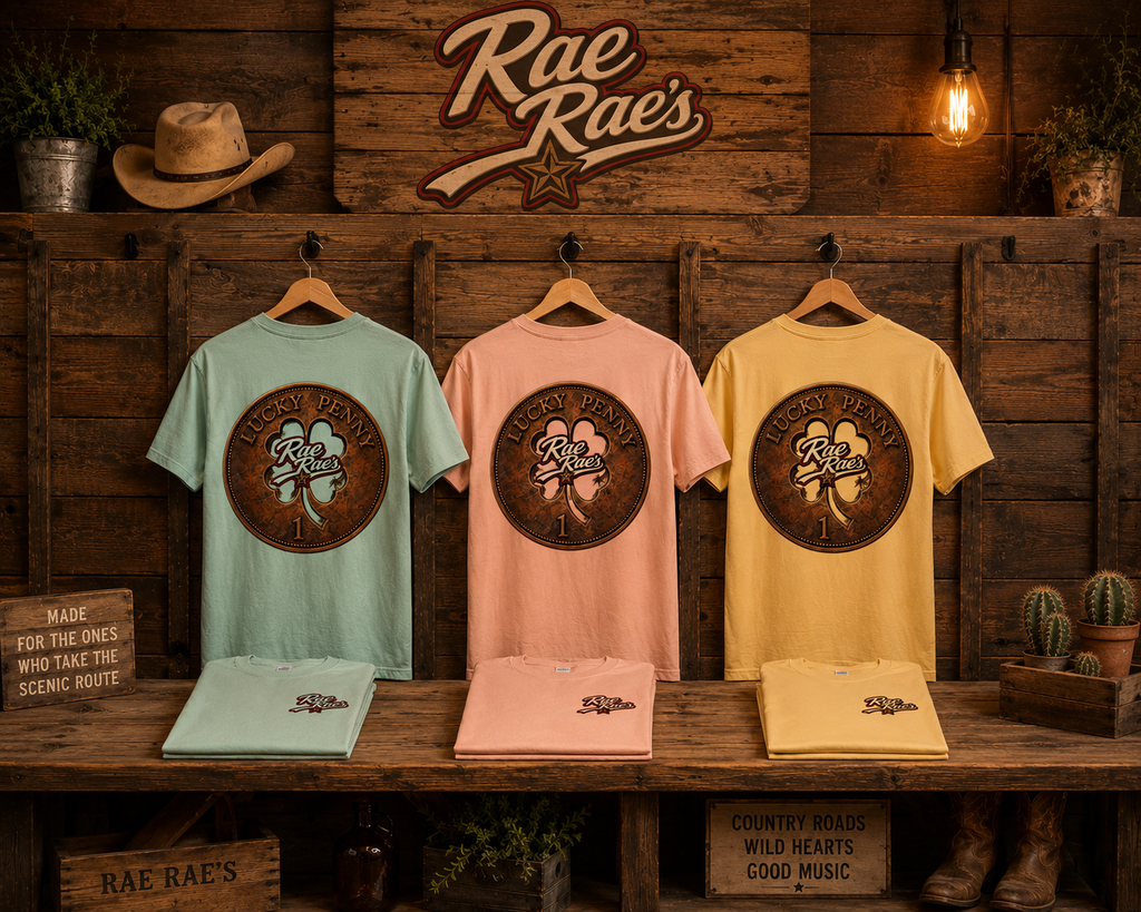 Lucky Penny Four Leaf Clover Tee