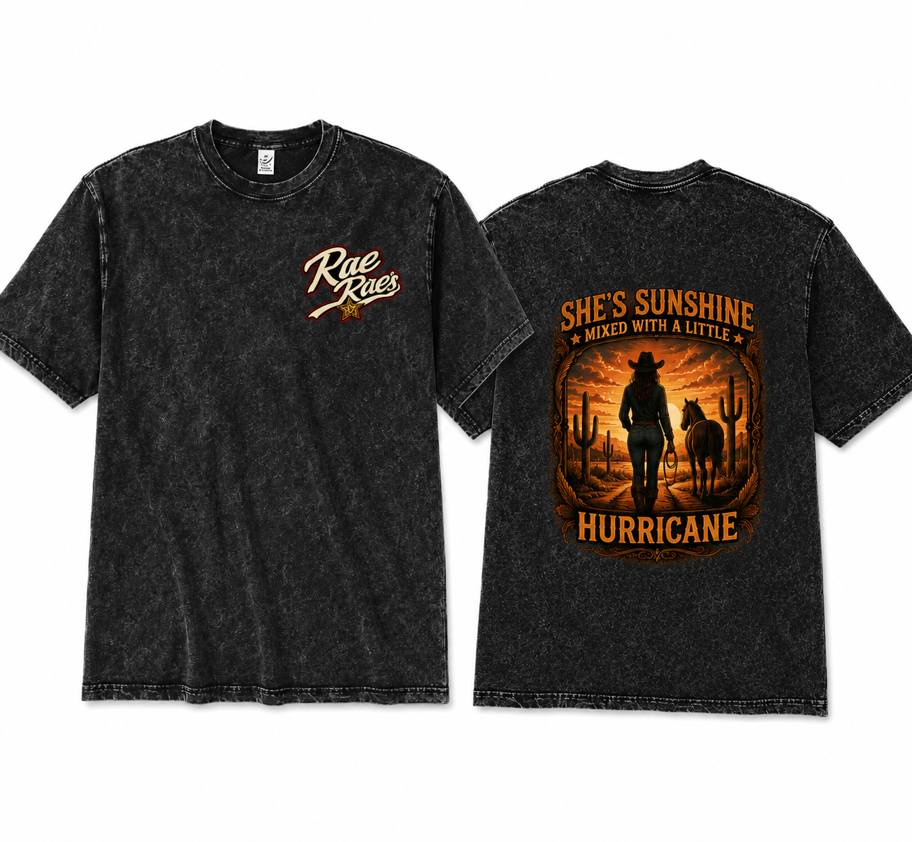She's sunshine Tee - Acid wash